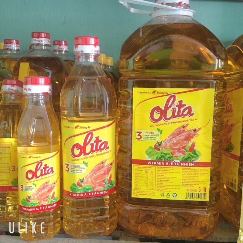 Dầu thực vật tường an olita chai 1L