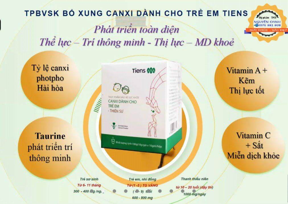 Canxi hữu cơ ( Canxi dành cho trẻ em )