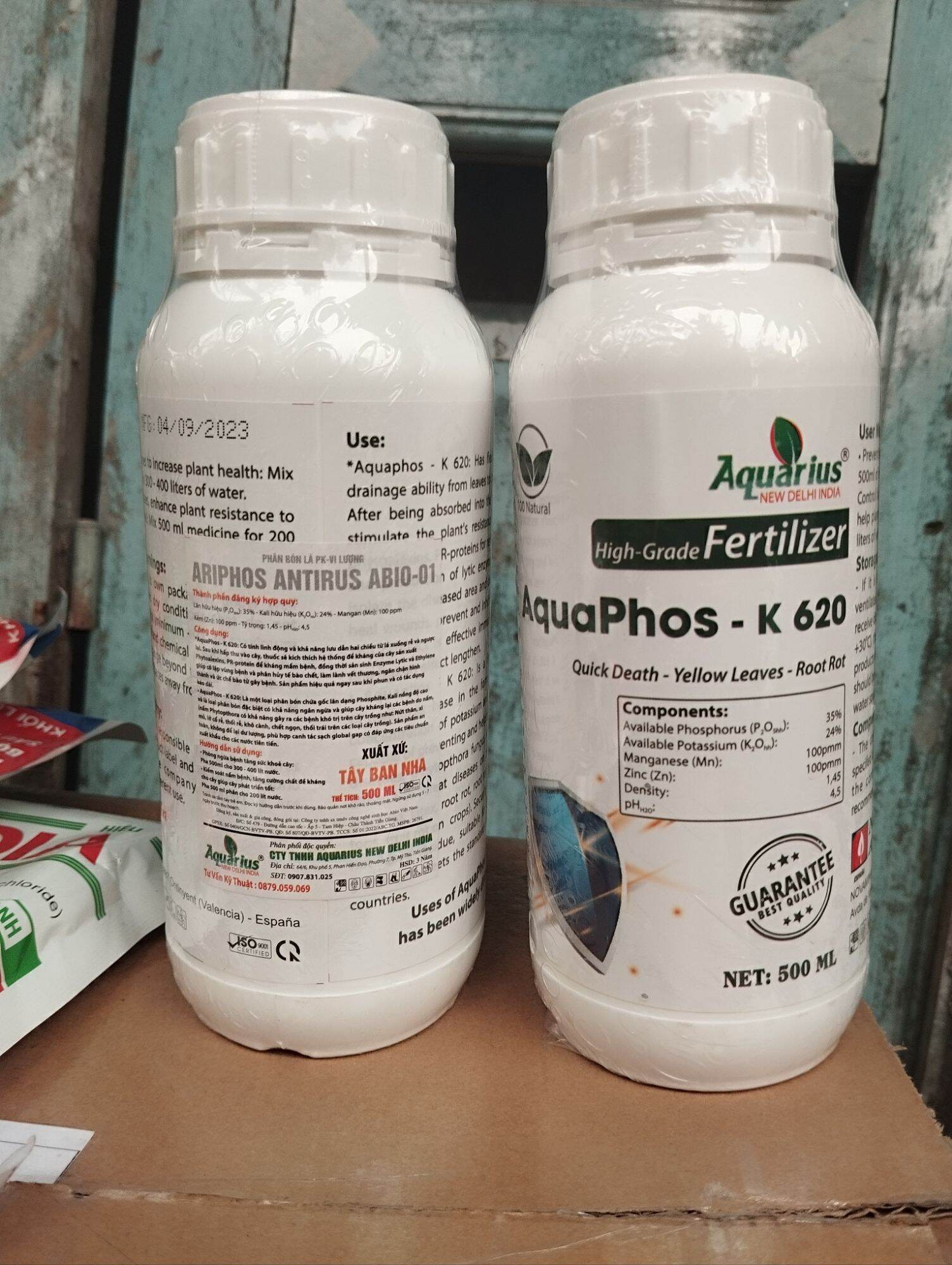 Phân bón aquafos k620 chai 500ml.