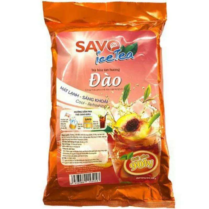 Trà đào hoà tan savo