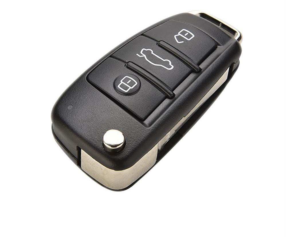 Vỏ chìa khoá gập Audi Q7 pin ở thân