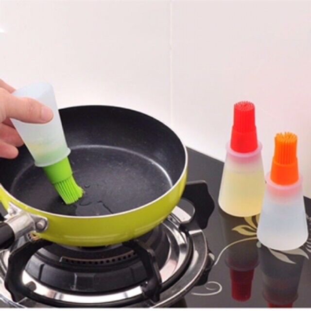 Hộp chấm dầu/ Bút quét dầu silicon
