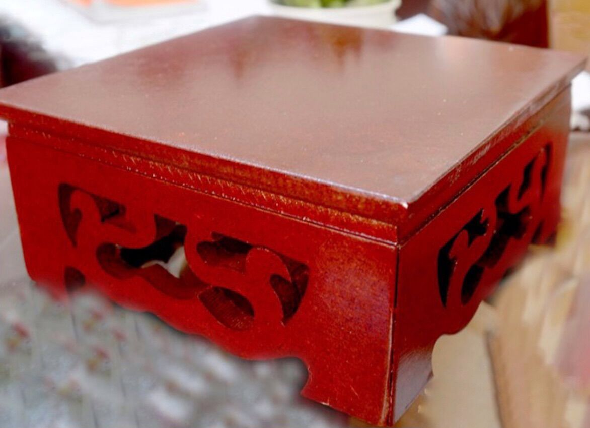 Đế gỗ vuông thờ cúng 12cm