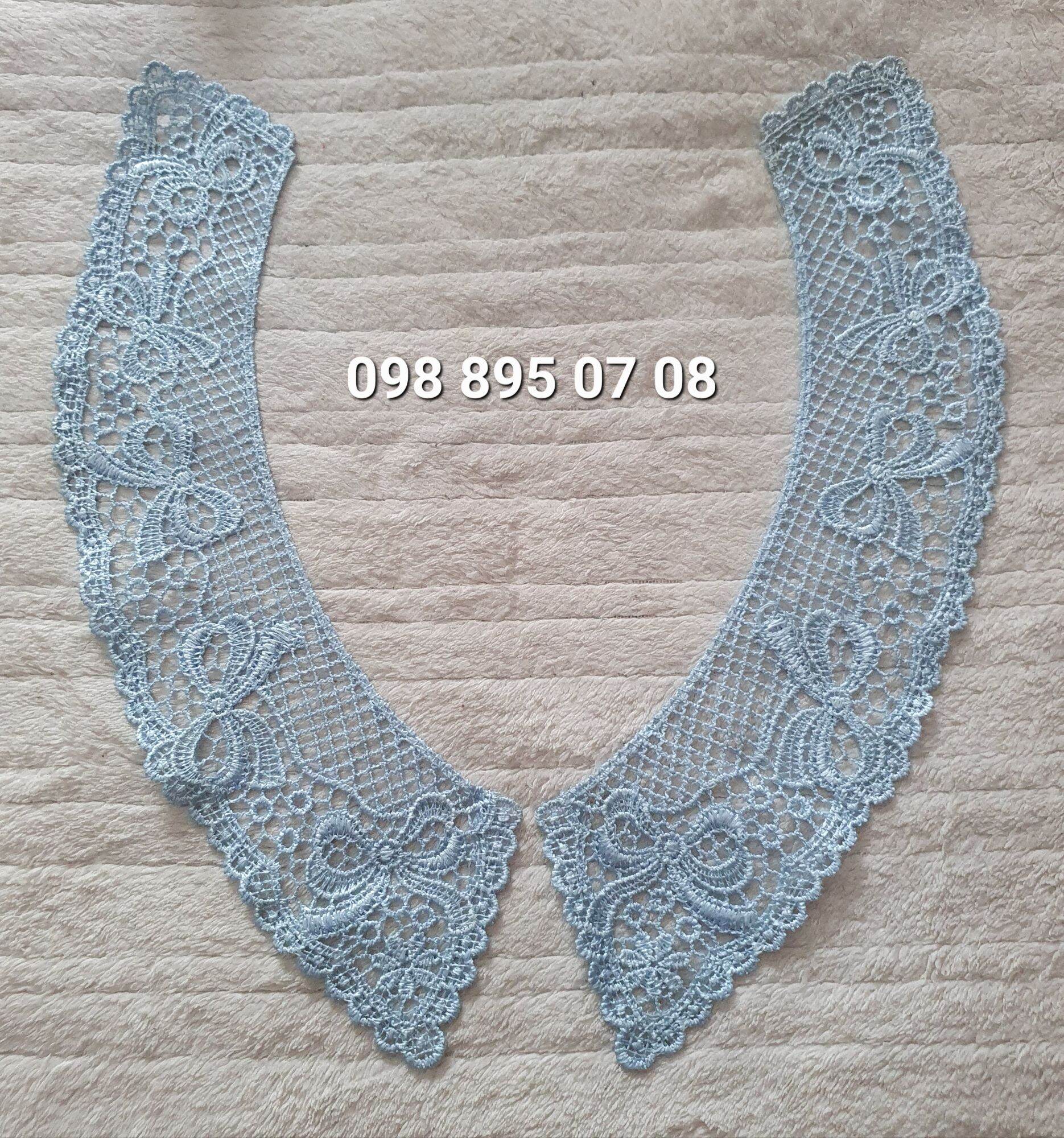 CỔ REN SEN MAY ÁO VÁY ( ren chỉ bóng đẹp)