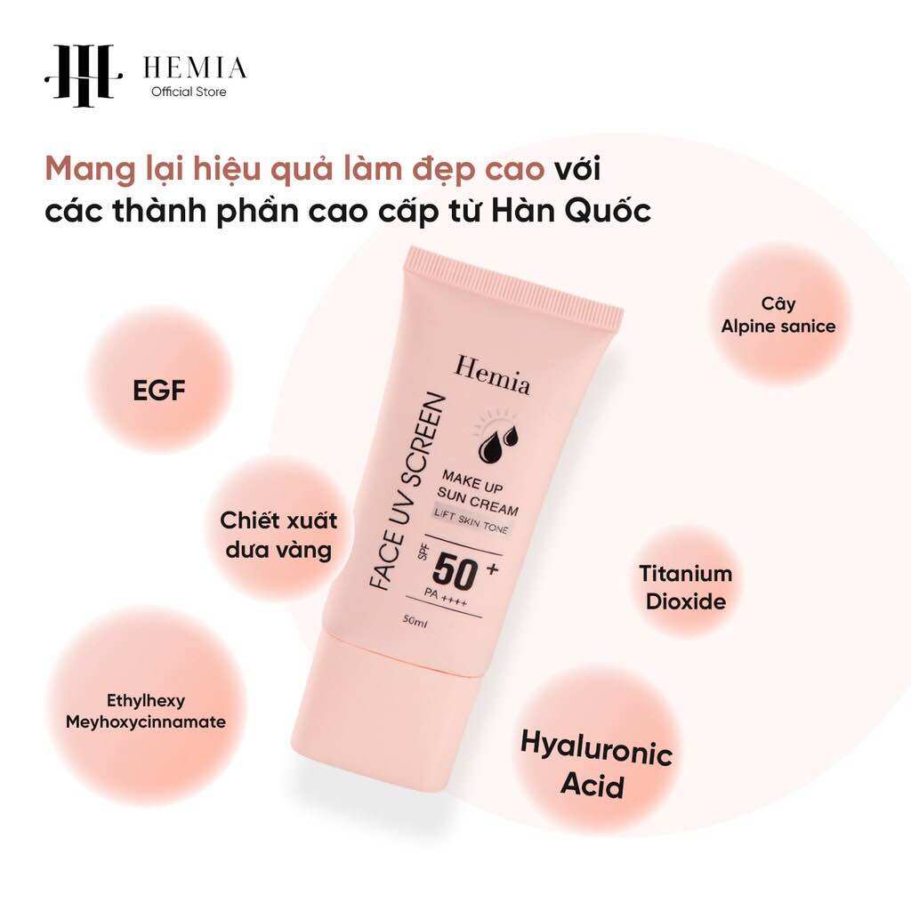 kem chống nắng HEMIA chính hãng