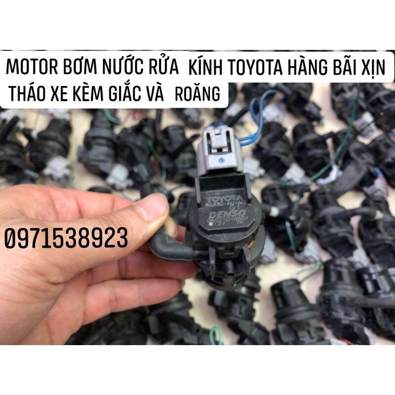 0Mô tơ bơm nước rửa kính toyota bãi xịn tháo xe