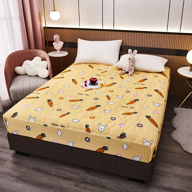Ga giường ga giường hoàn toàn bằng cotton đơn chiếc ga giường simmons dày dặn ga giường bảo vệ ga giường cotton ga giường m m
