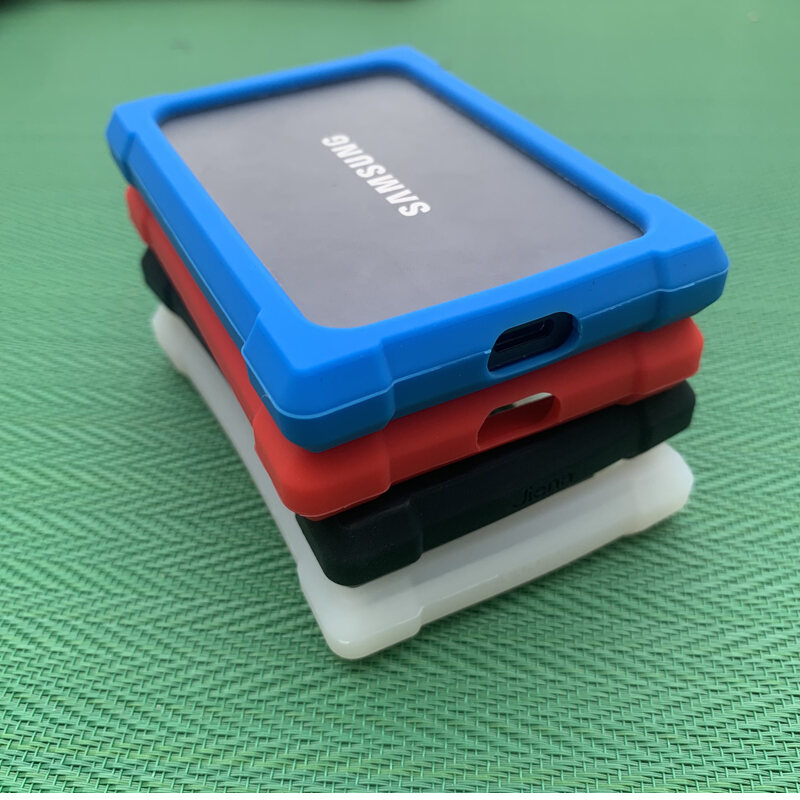 Vỏ Bảo Vệ Cảm Ứng Vân Tay Dùng Cho Samsung T7 Ổ Cứng SSD Di Động Túi Lưu