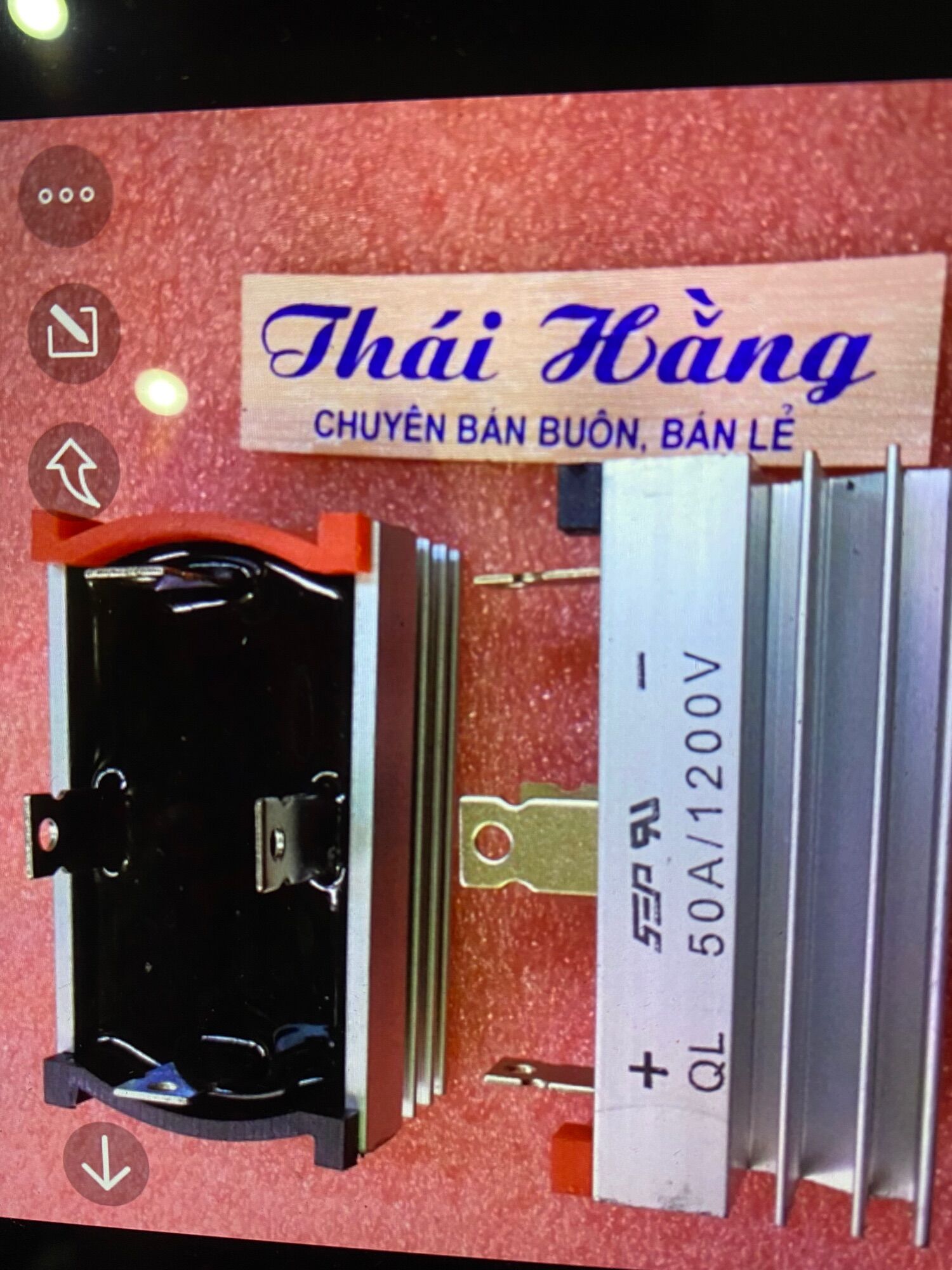 Điot 1 pha 50 A/1200 v 4 chân (2 chiếc )