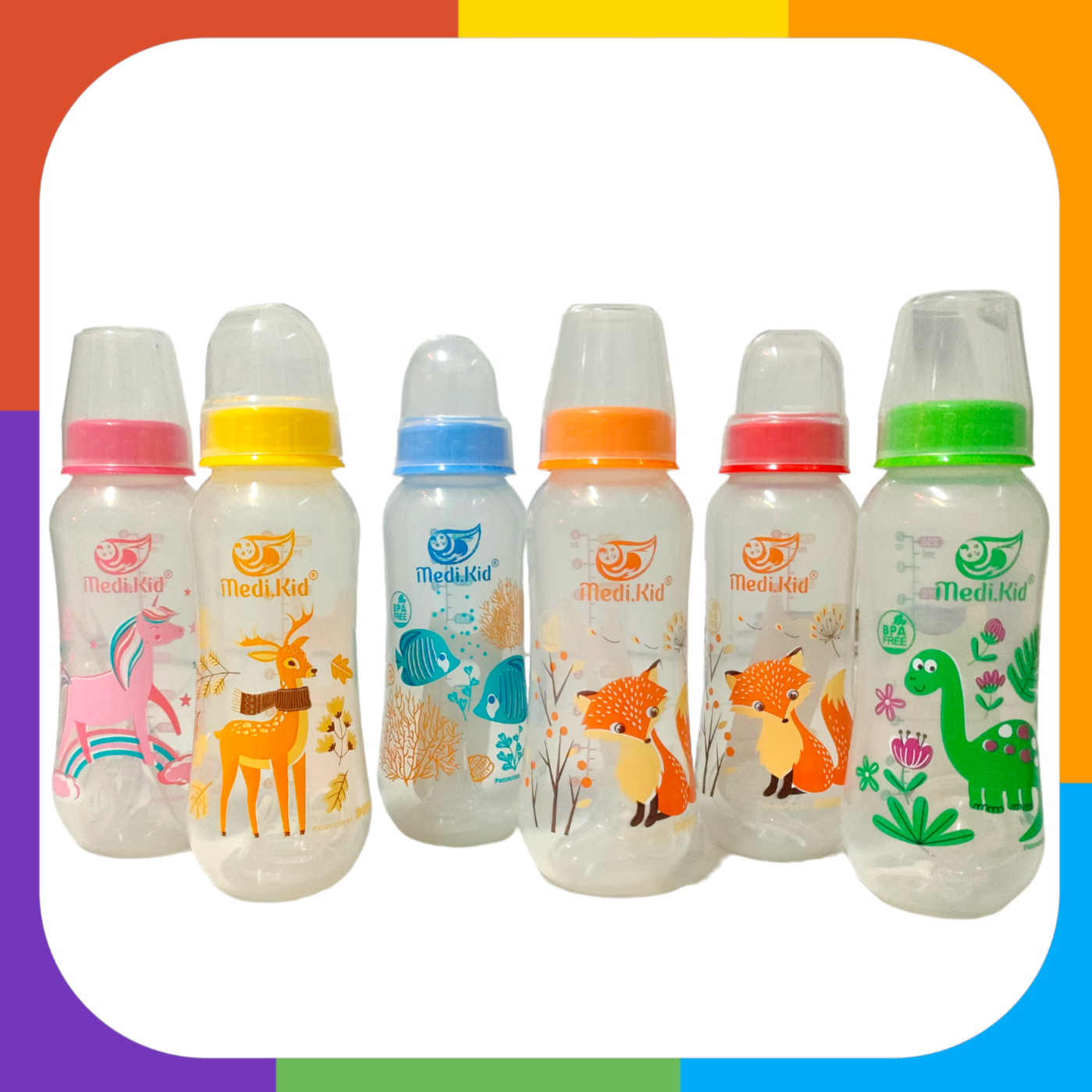 Bình sữa Medi Kids - van chống sặc 250ml