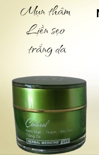 Kem thảo dược Centural mụn thâm mờ sẹo trắng da 12G