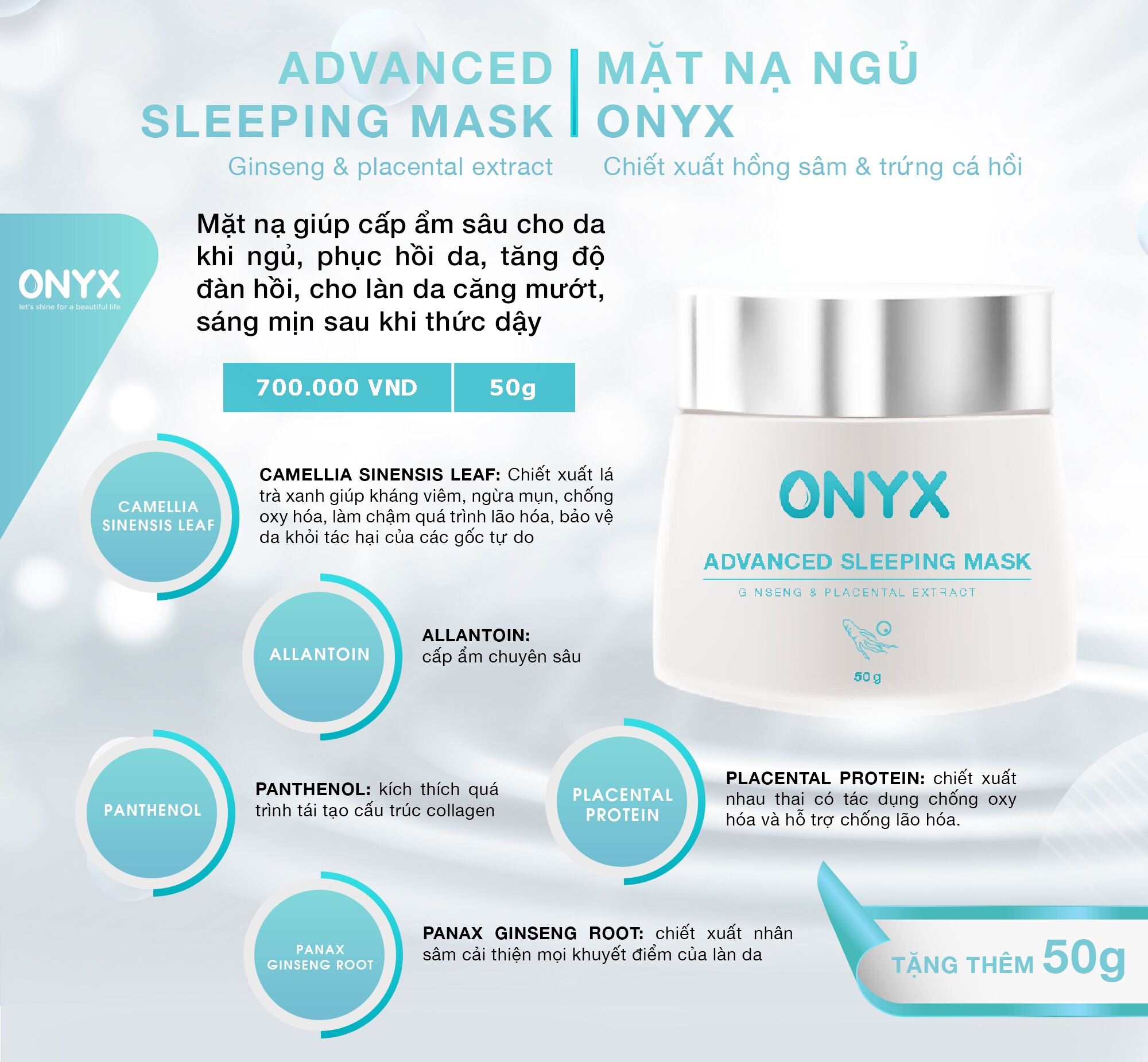 Mặt nạ ngủ #Onyx