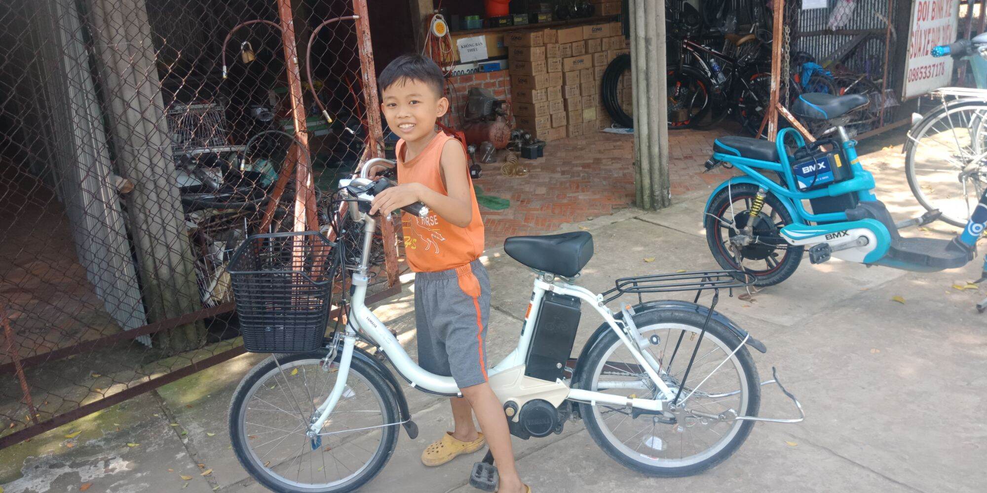 Mua xe đạp điện nhật trẻ em cao cấp