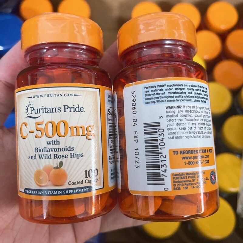 Viên uống bổ sung Vitamin C 500mg