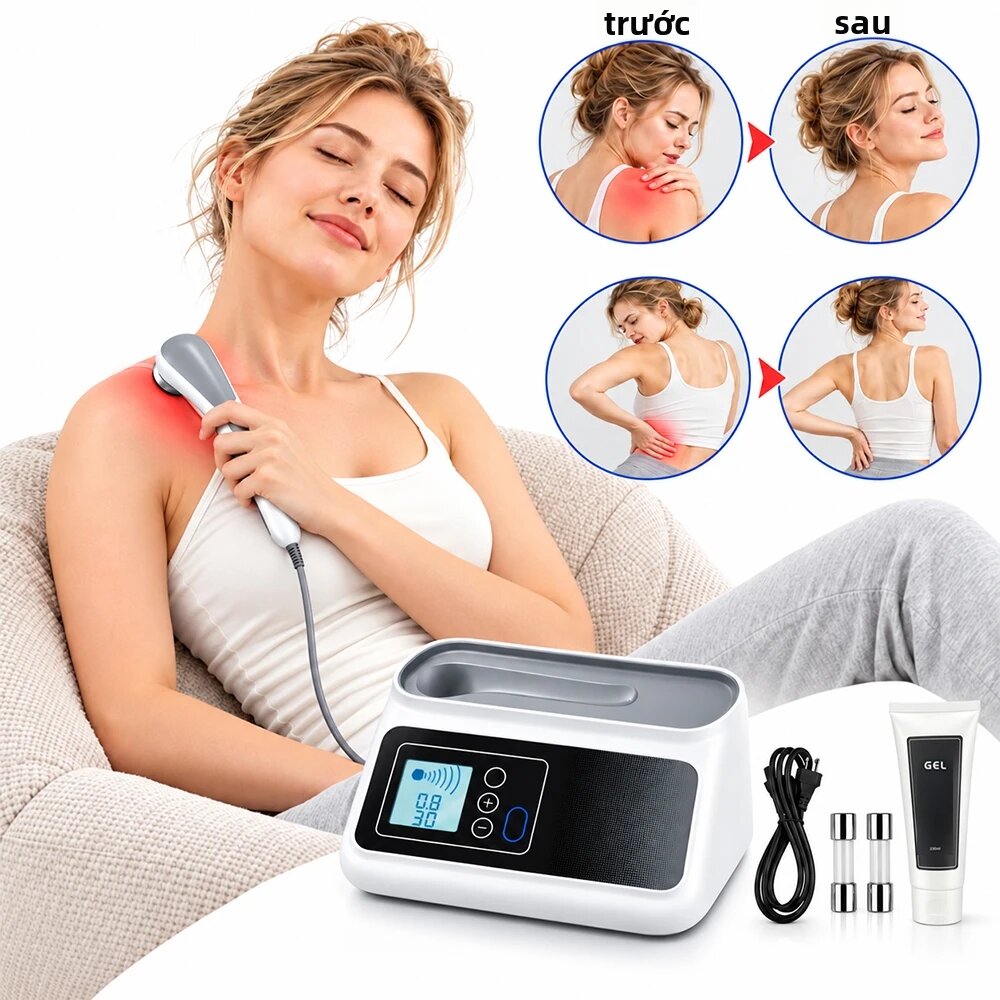 Máy Trị Liệu Bằng Siêu Âm 1 MHz Thiết Bị Vật Lý Trị Liệu Để Giảm Đau Cơ Vai Cổ Eo Không Dùng Thuốc Siêu Âm Cho Nam Nữ