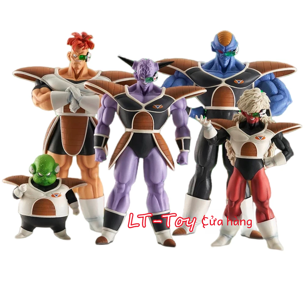 Dragon Ball Z Ginyu Force Bộ sưu tập nhân vật hành động: Jeice Ginyu Guldo Recoom Burter Pvc Model Dolls For Fans