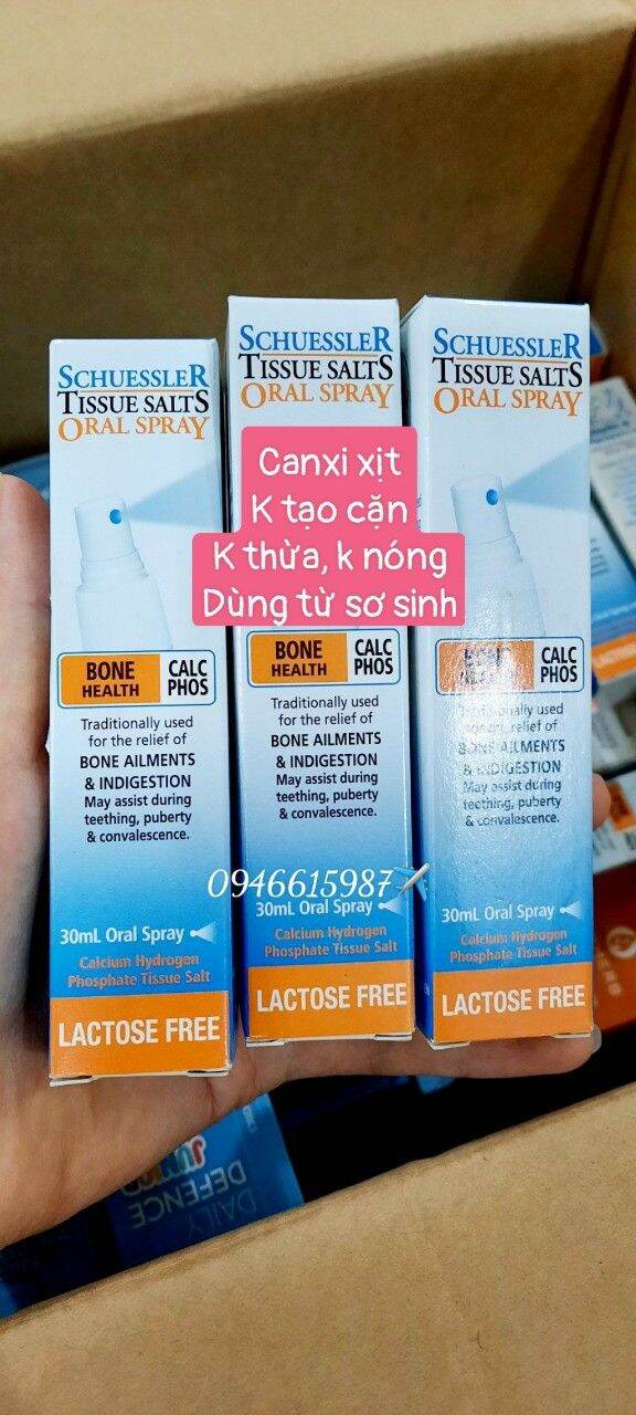 Canxi muối khoáng Newz dạng xịt Calc phos