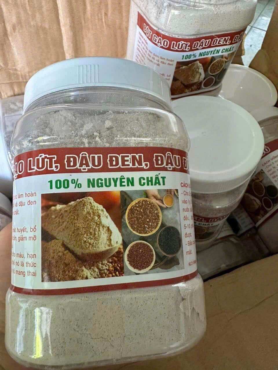 Bột gạo lứt mix đậu đen đậu đỏ 500gr/ 1kg