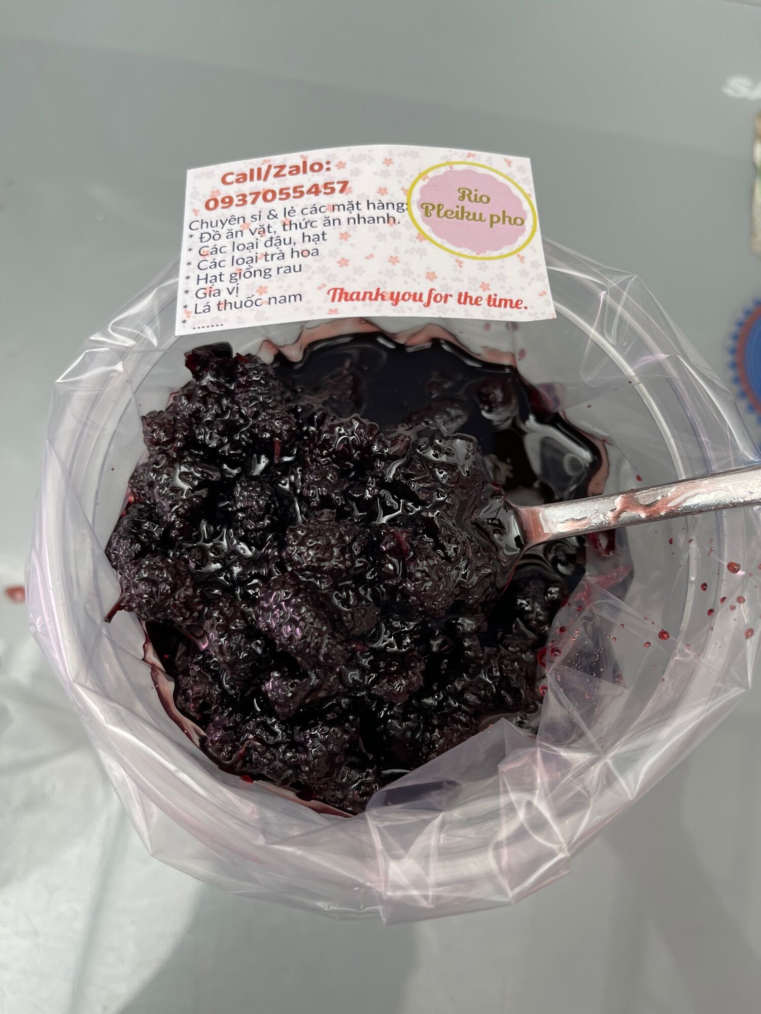 1kg dâu tằm ngâm đường phèn