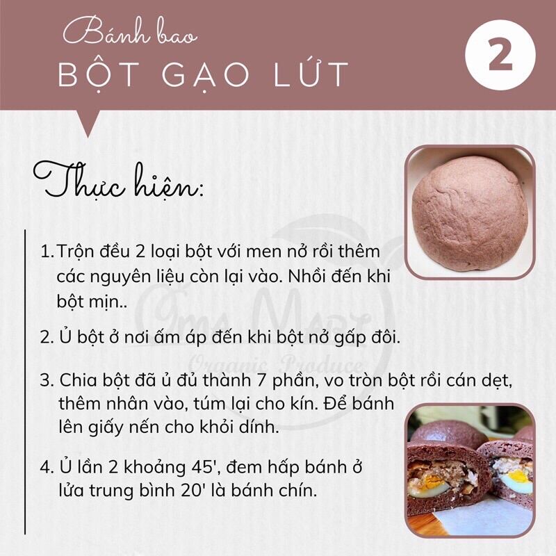Bột gạo lứt hữu cơ Thái Lan - Date 9/2023