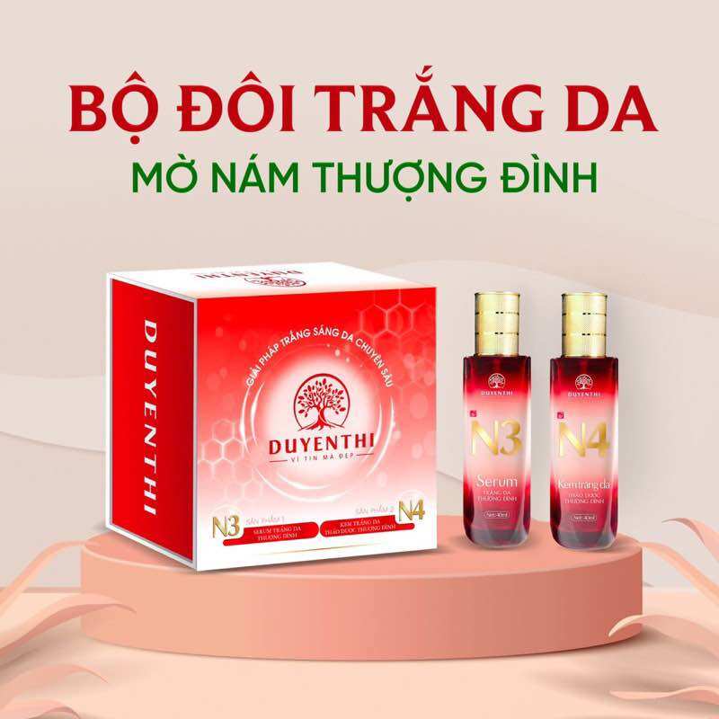 Bộ đôi chống lão hoá, trắng da mờ nám n3,n4 thượng đình_bách y sâm