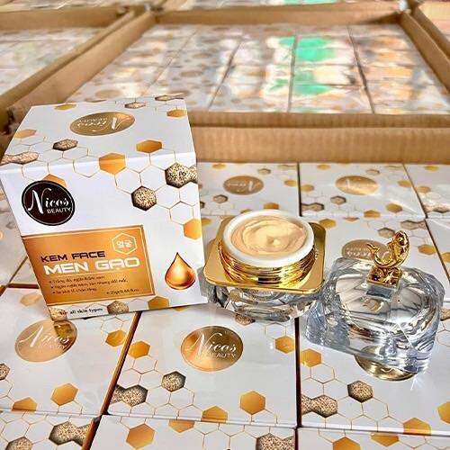 Kem Face Men Gạo Nicos ( trắng da, chống lão hóa)