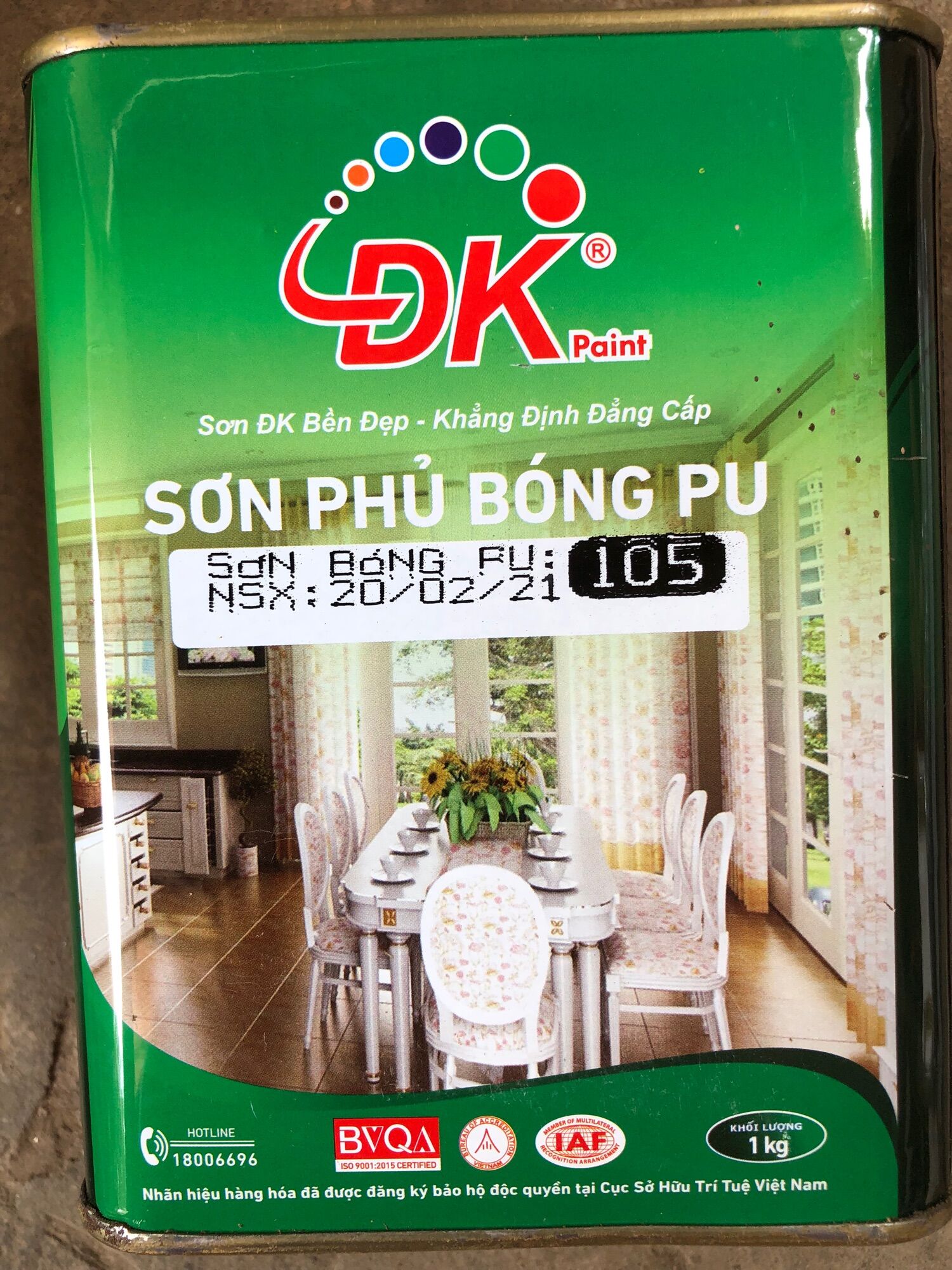Sơn PU Đại Kiều, Sơn phủ bóng PU