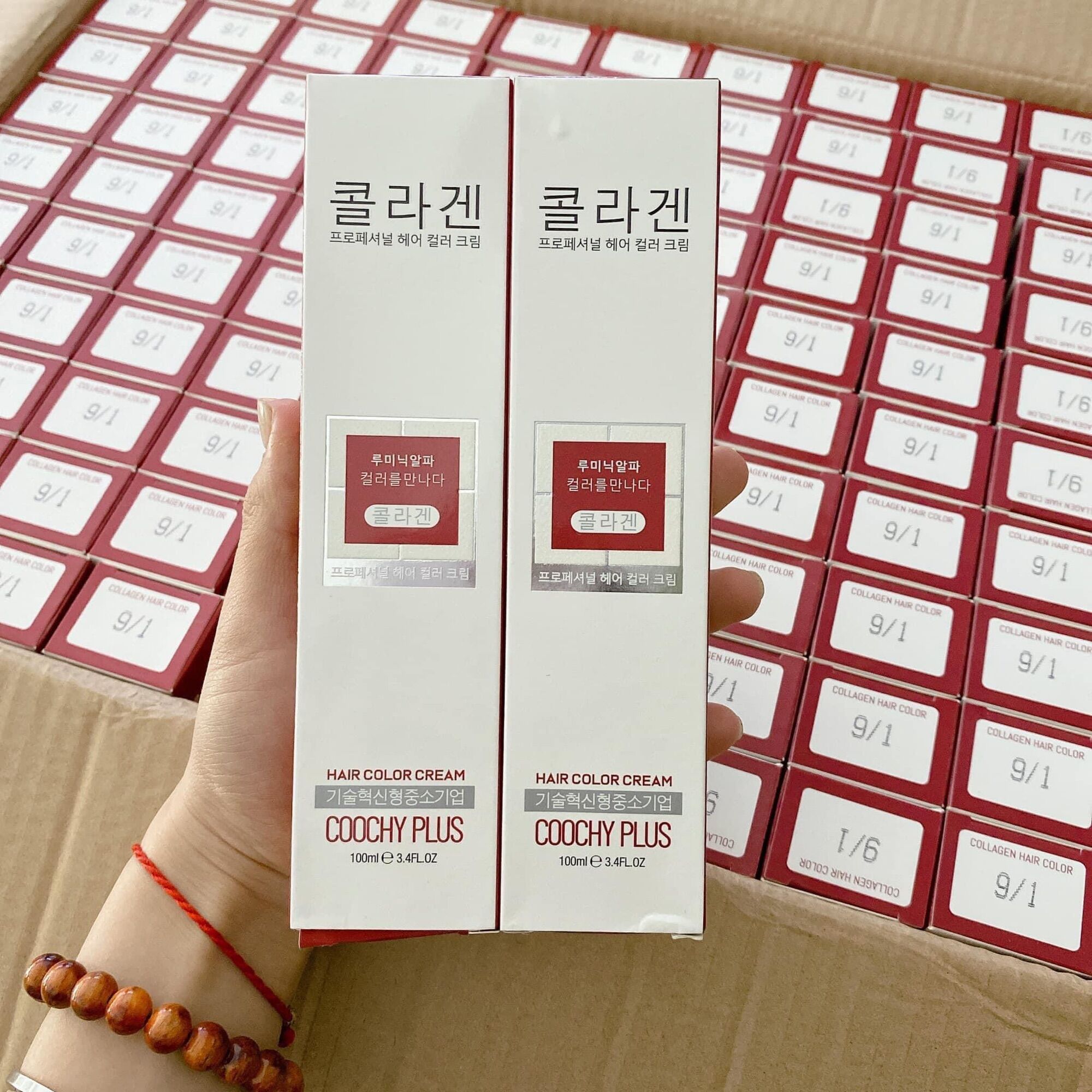 [ Chính Hãng Siêu Rẻ ] Sỉ Nhuộm Tóc Hàn Đủ Các Màu (Không Kèm Oxy), Màu Khách Nhắn Tin Chọn Màu Theo Bảng