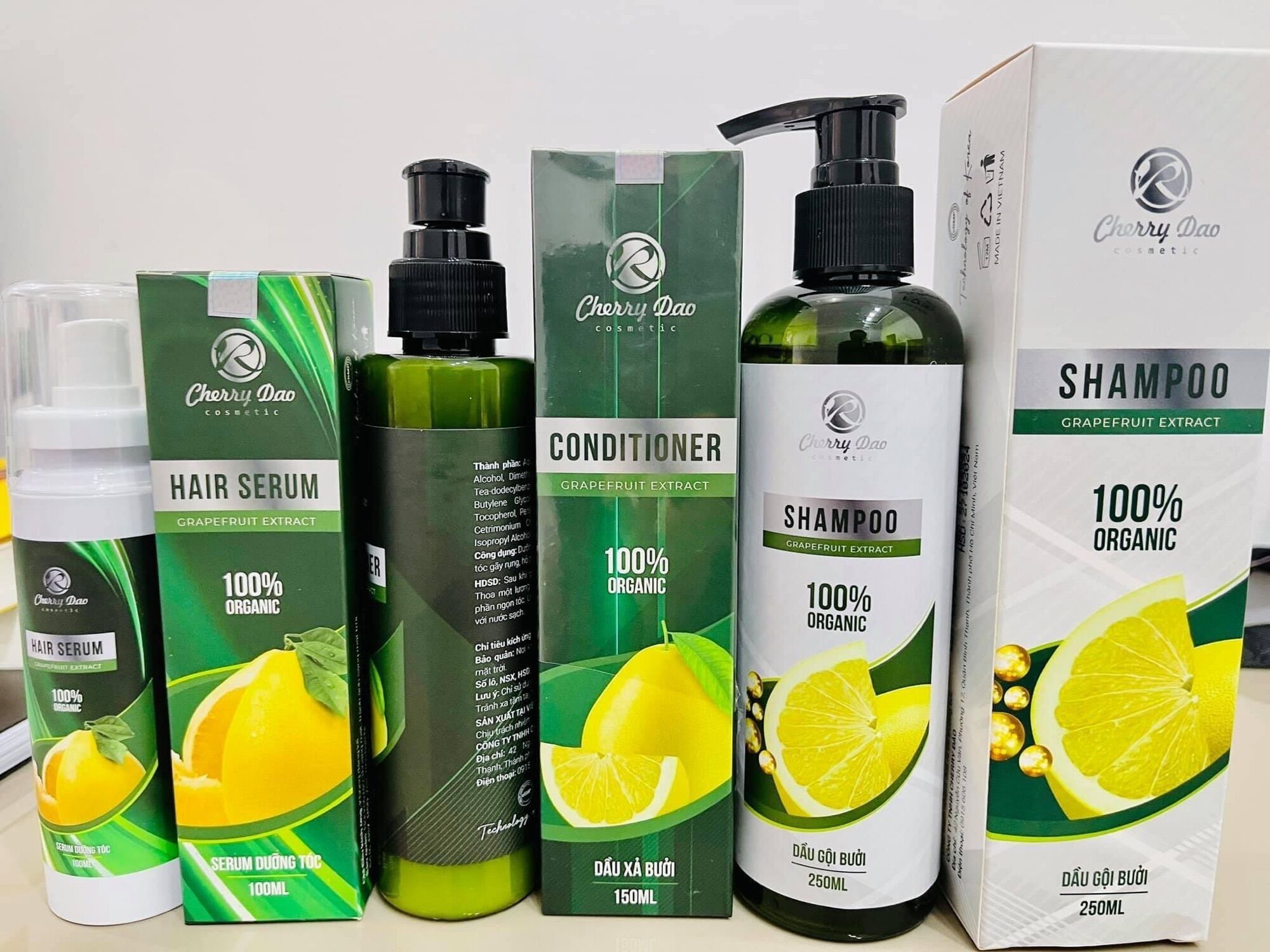 Tinh dầu bưởi CRD ( dầu xả, dầu gội, xịt dưỡng )