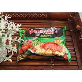 Mì trộn Omachi Sốt Spaghetti Gói 91g