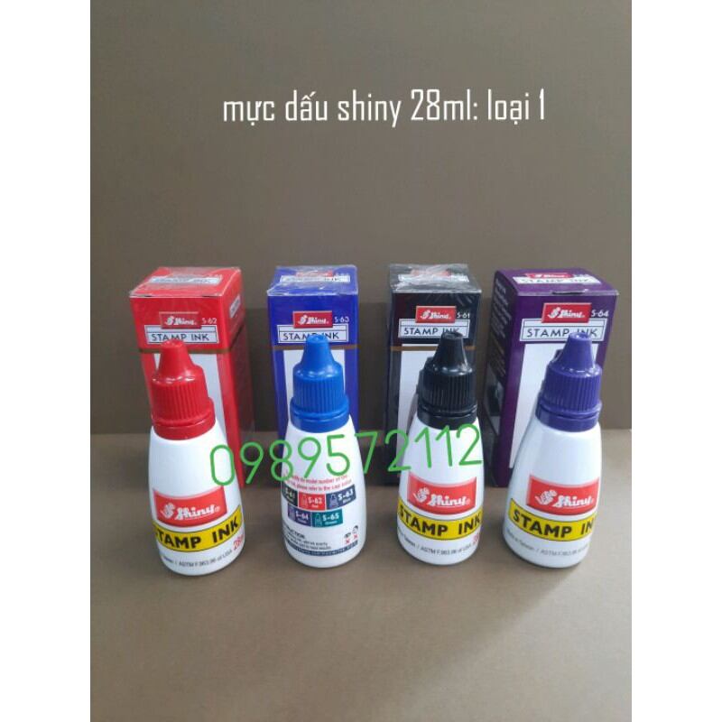 Mực dấu shiny 28ml (1 lọ).