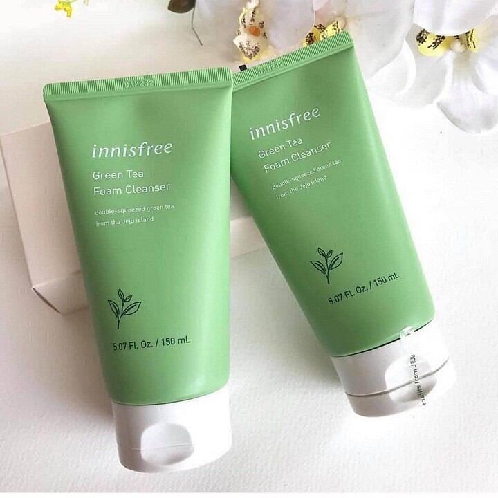 Sữa rửa mặt inisfree green tea, sữa rửa mặt sạch bụi 150ml mã MP50