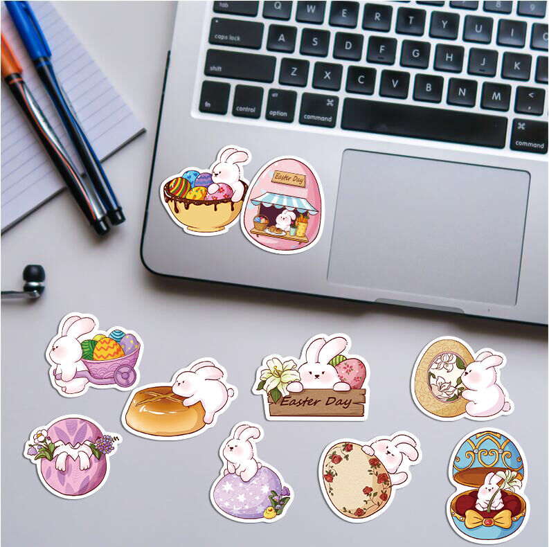 50 hình dán sticker chống nước dán sổ tay , bình nước