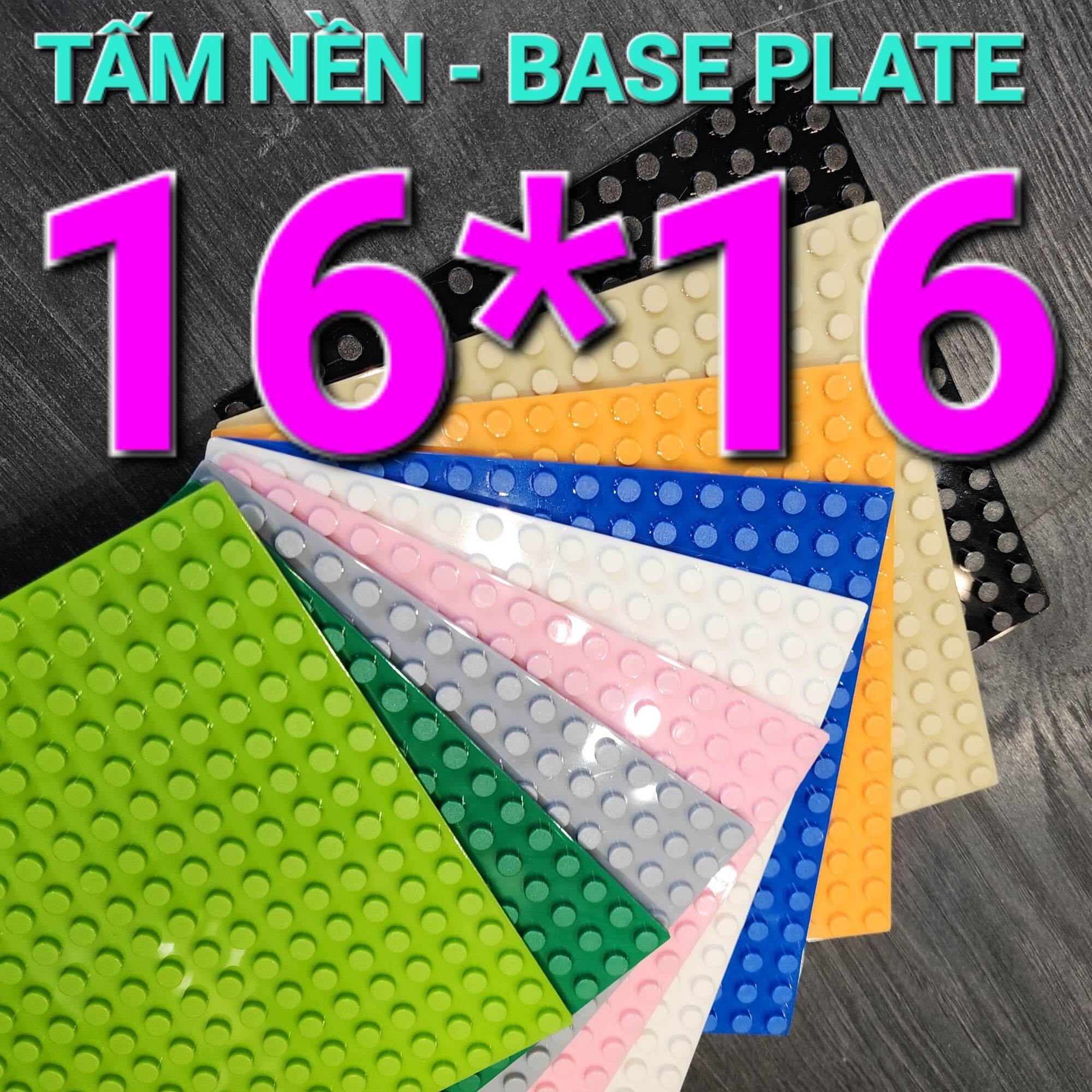 Tấm nền 16x16 non-Lego mới 100%. nhiều màu, tương thích lego