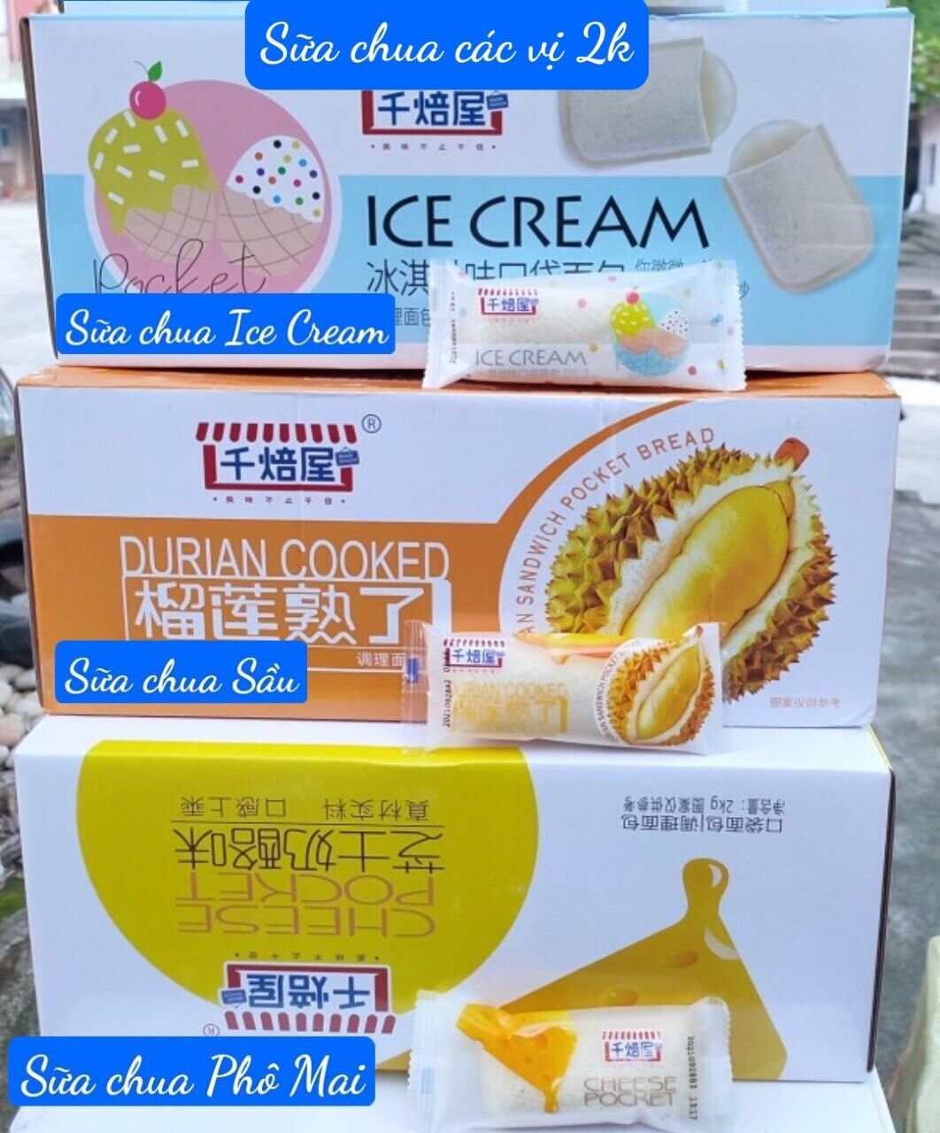 Bánh mix đủ vị đài loan (1kg)