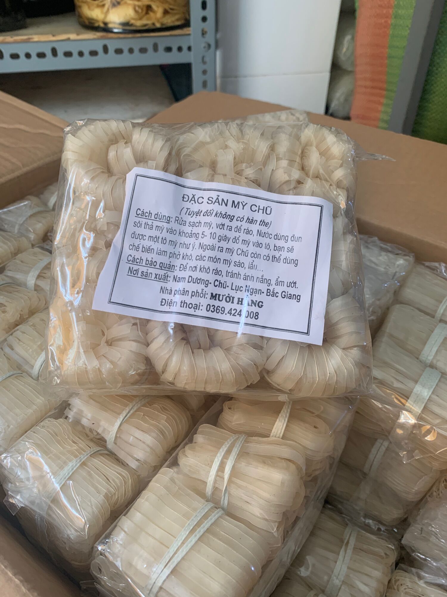 Mỳ chũ bắc giang gói 400g