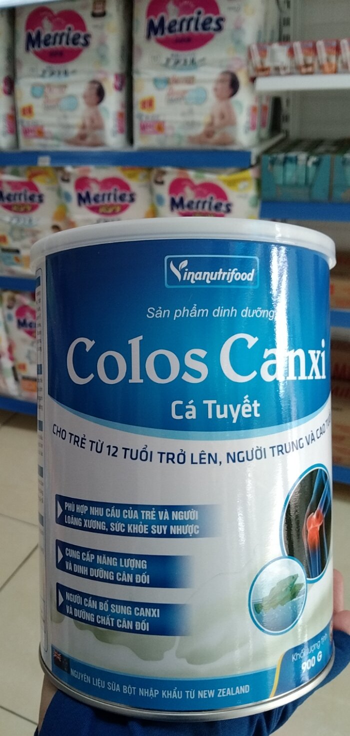Sữa Colos Canxi cá tuyết