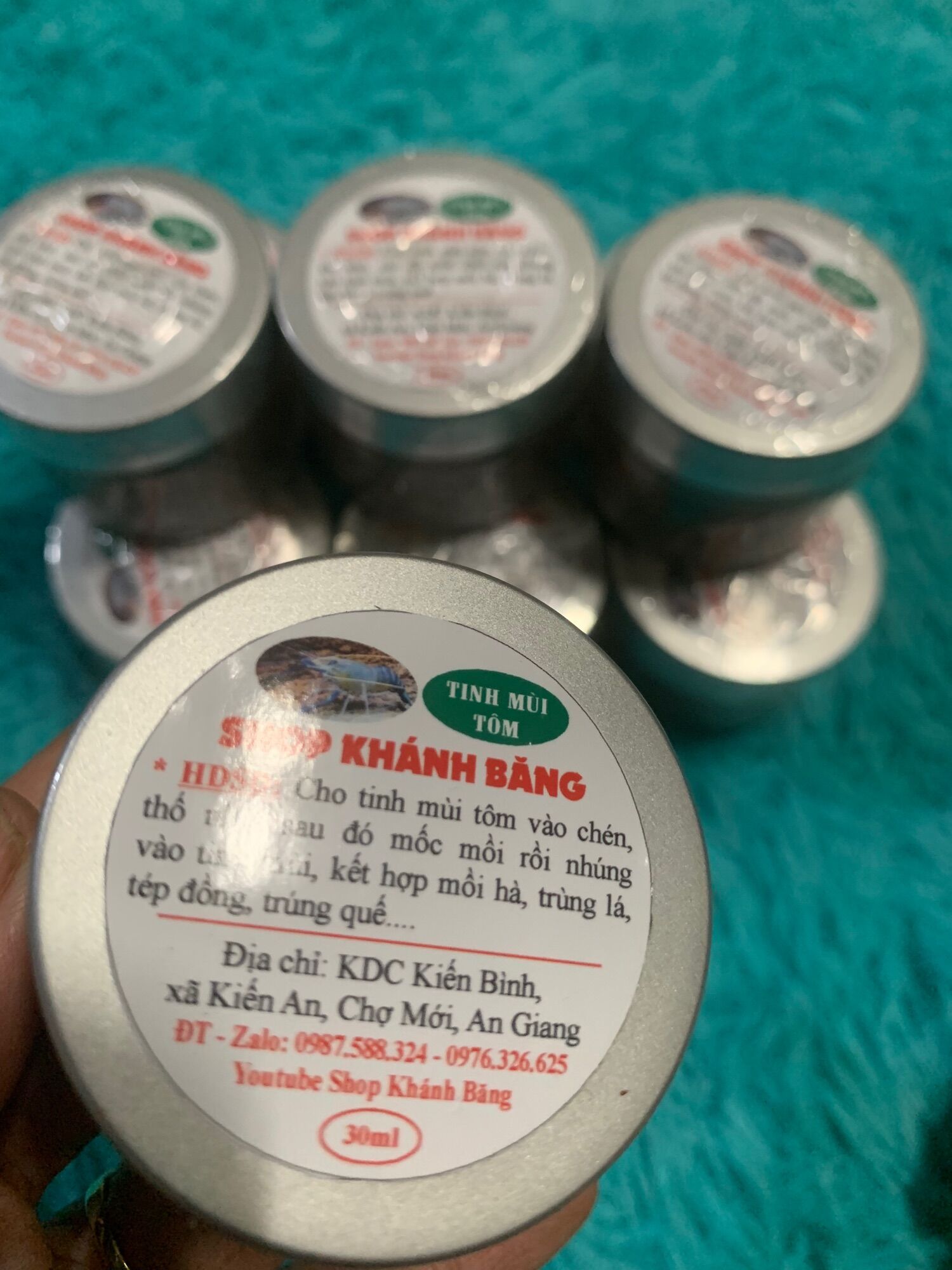 Tinh mùi câu tôm hủ 30g