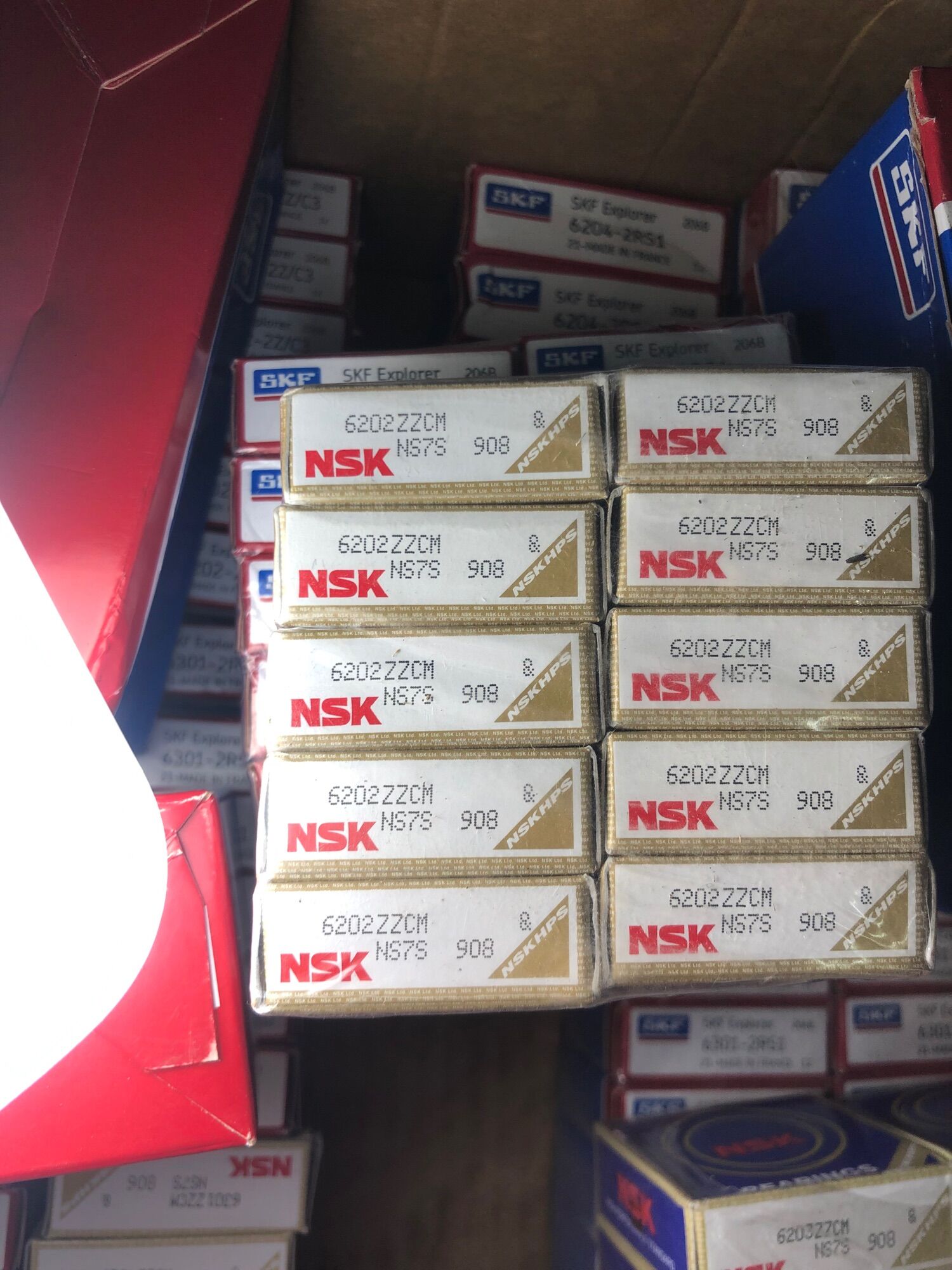 Vòng bi bạc đạn nsk 6202 japan