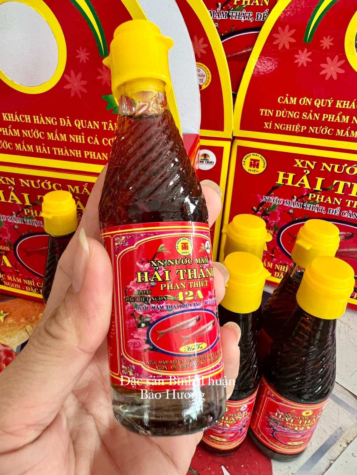 NƯỚC MẮM HẢI THÀNH 42 A - PHAN THIẾT  ( hộp 10 chai × 50ml )