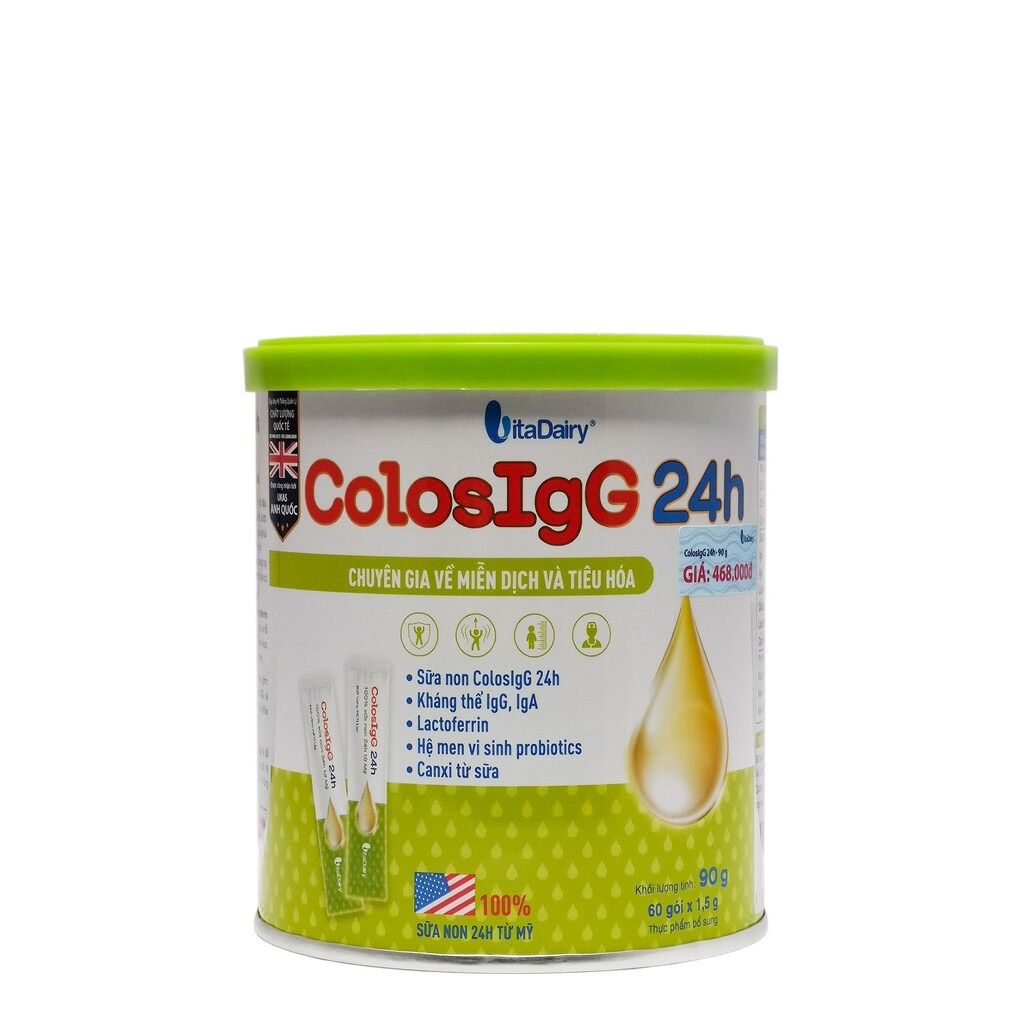 Sữa non colos igg 24h 90gr - hợp 60gói