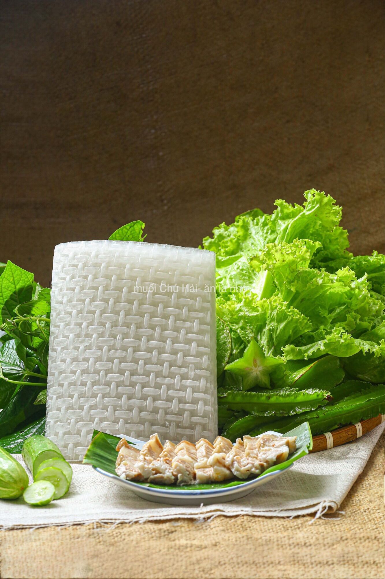 Bánh tráng trắng mỏng dẻo loại đặc biệt dùng chấm sốt siêu ngon
