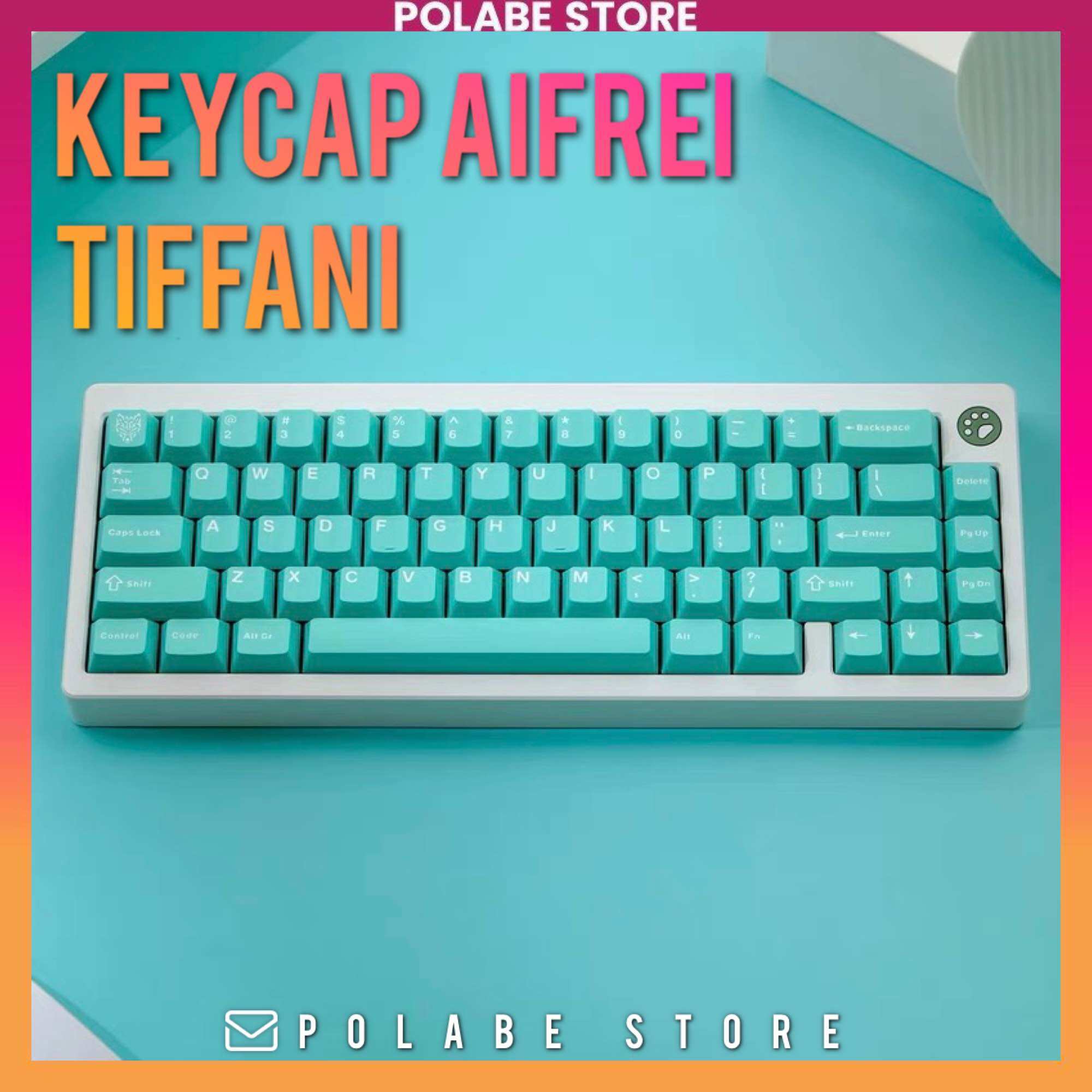 Keycap Cherry Aifei Tiffani Pyga Keycap Cherry profile bàn phím cơ Polabe Store