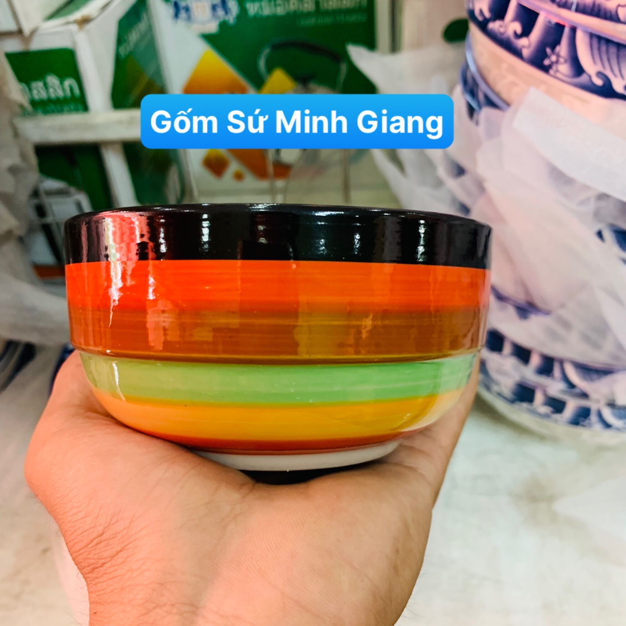10 chén ăn cơm 11.5 cm đẹp dày dã man