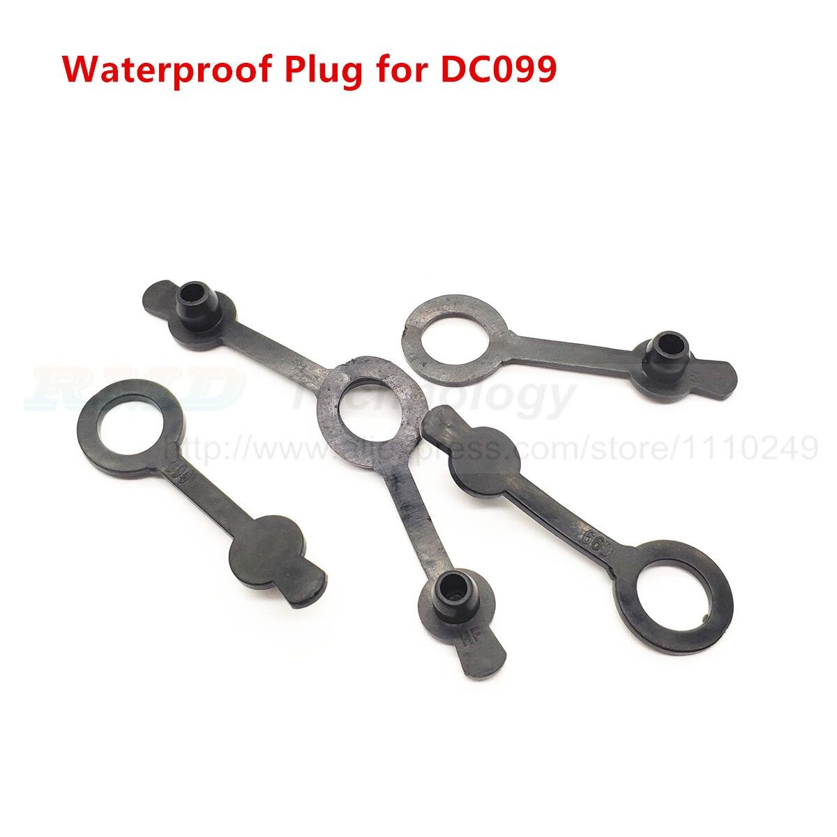 Bộ 5 nắp đậy jack dc099 5.5 mm x 2.1mm dc 11mm 5.5 2.5mm