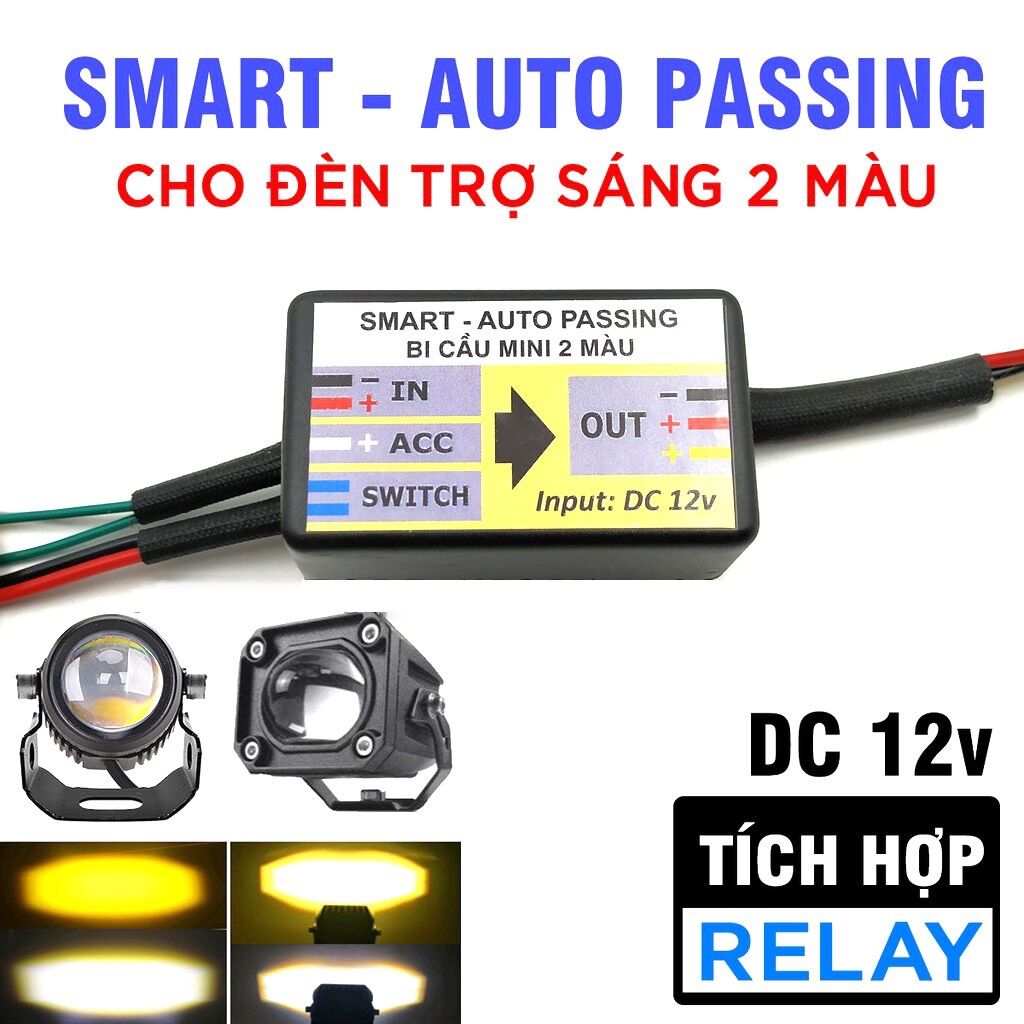 Mạch Smart Auto Passing with Relay cho đèn trợ sáng
