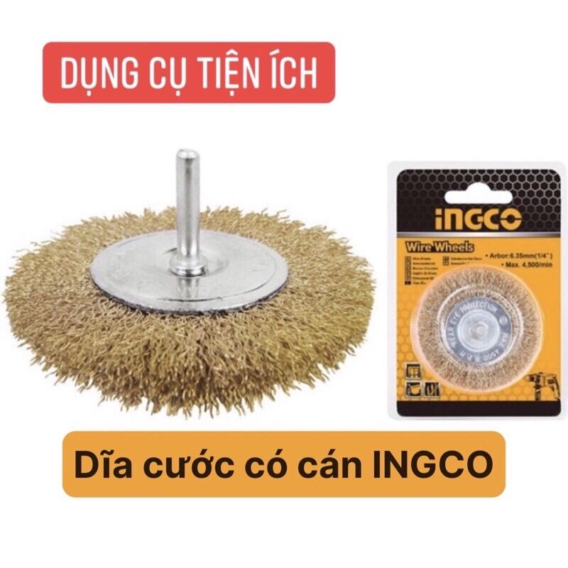 Dĩa cước có cán gắn máy khoan Ingco