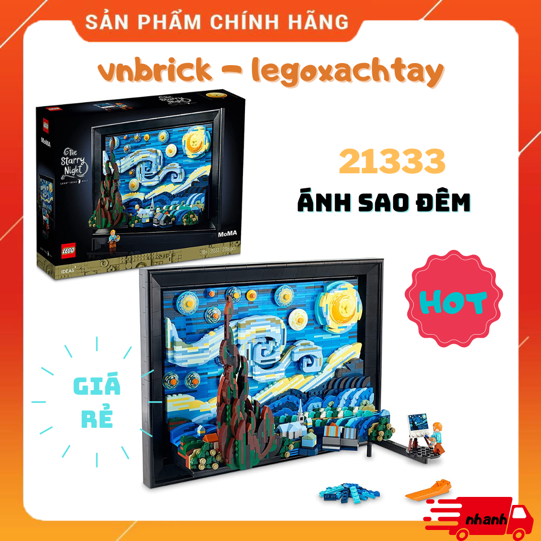 Lego Ideas 21333 Vincent van Gogh - The Starry - Ánh sao đêm