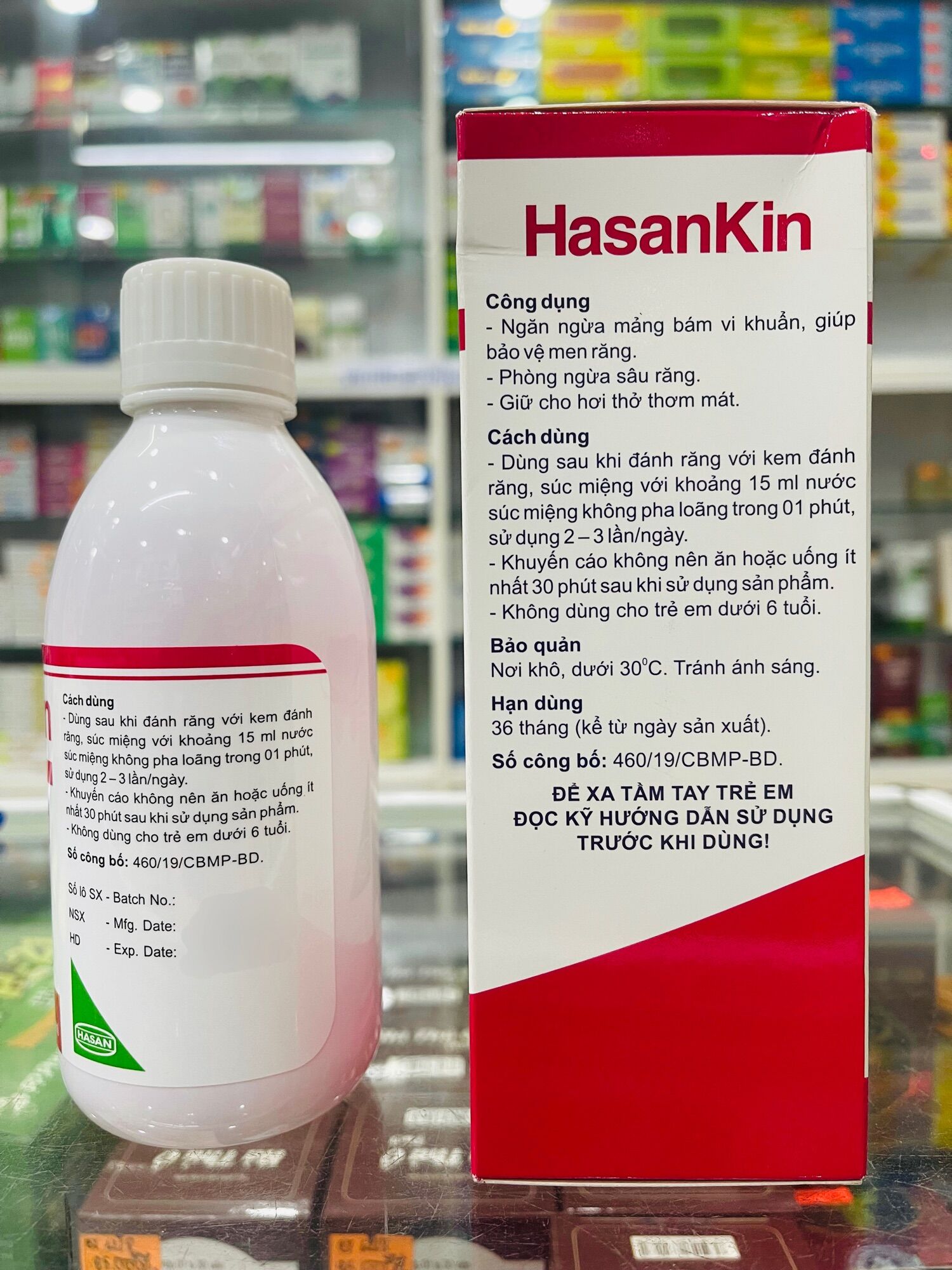 Nước súc miệng Hasankin - 150ml