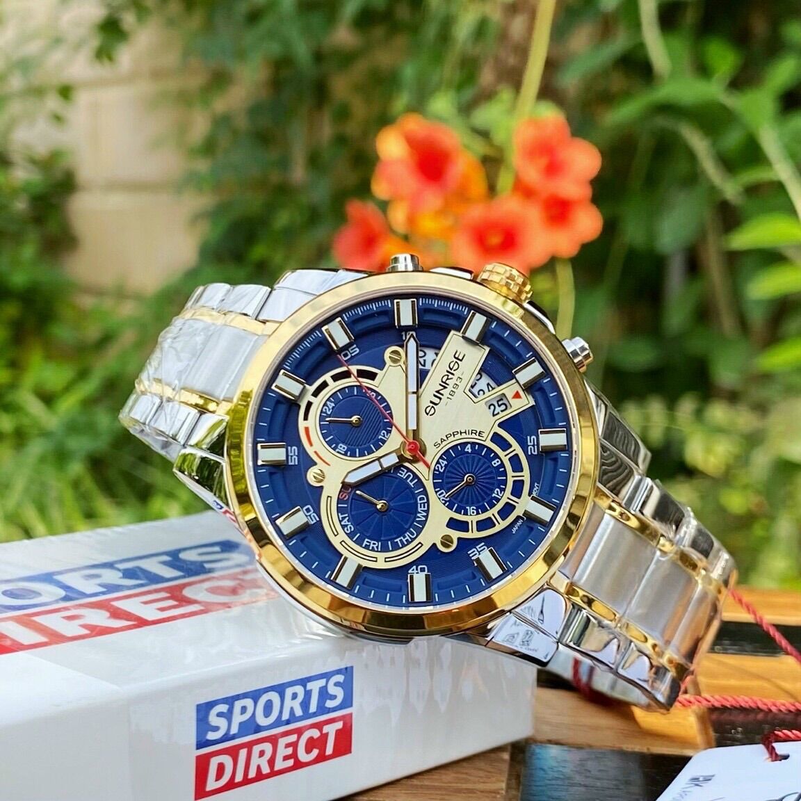 Đồng hồ nam sunrise nam 3 cốt 6 kim